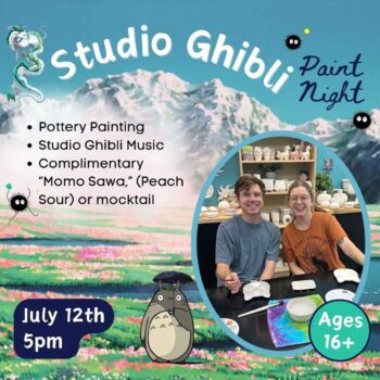 Studio Ghibli Paint Night - North Lamar – The Art Garage Austin