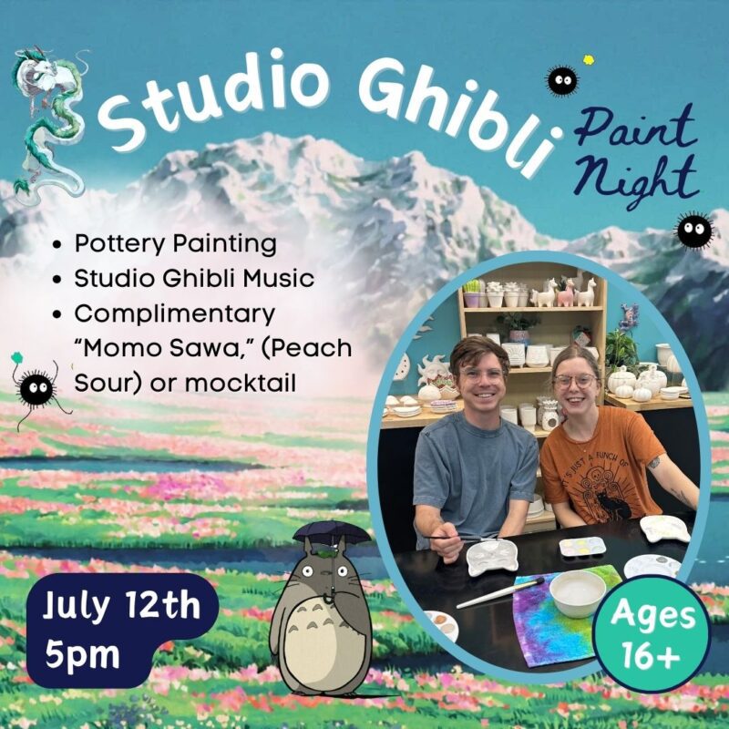 Studio Ghibli Paint Night - North Lamar – The Art Garage Austin